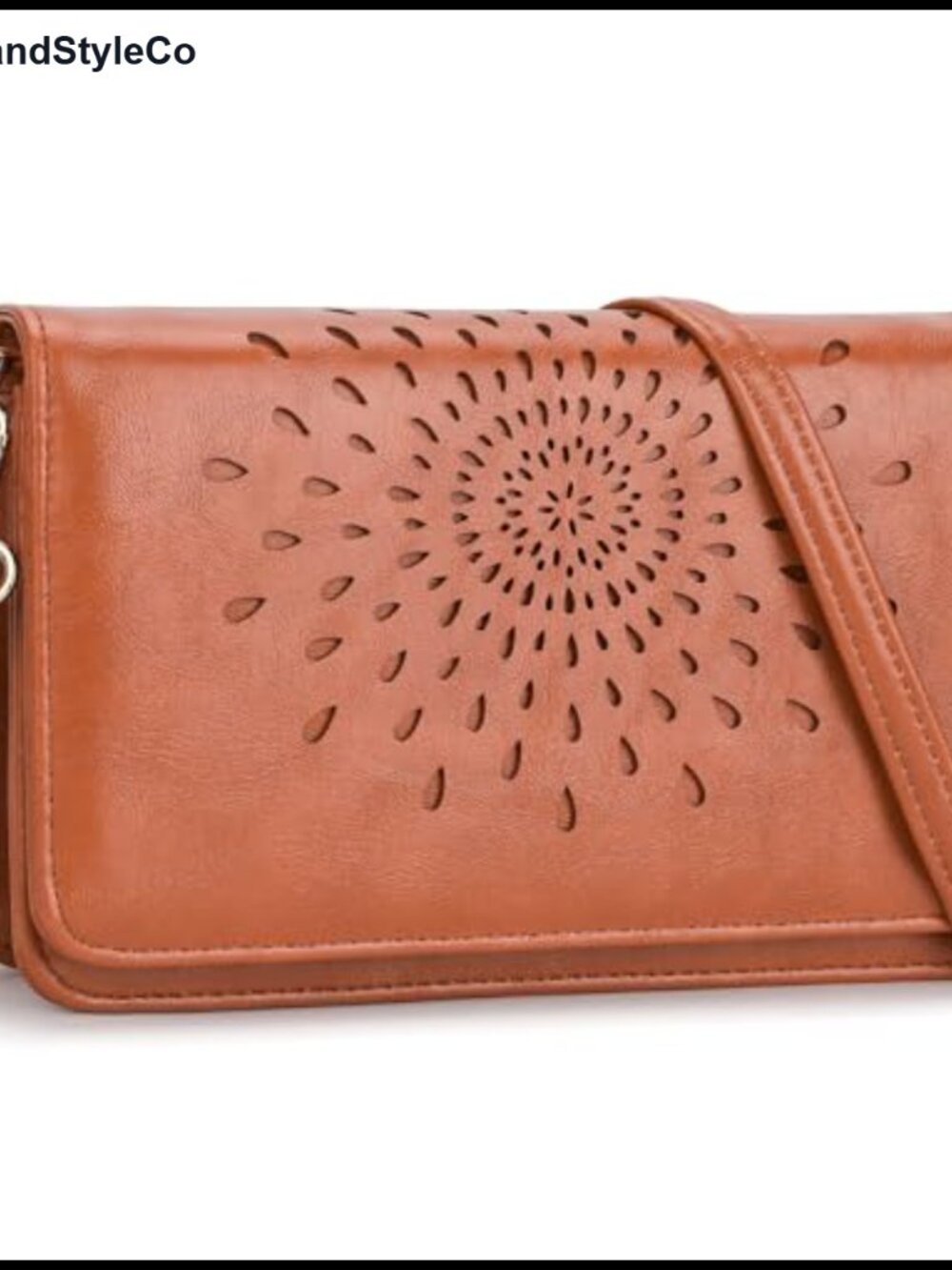 Multifunction Vegan Leather Crossbody Bag RFID Wristlet Wallet Phone Purse